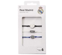 Conjunto de 3 pulseras de amistad del Real Madrid Club de Fútbol de The Carat Shop