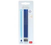 Set 3 Recambios Bolígrafo Borrable Azul