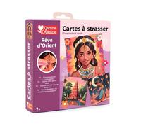 Set 3 tarjetas para decorar con diamantes India