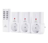 Set 3 Tomas Controlado 2000W Renkforce Con Mando 4Ch. 4 Grupos