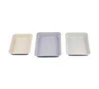 Molde - Set 3pc moldes para horno menorca SAN IGNACIO, Azul,crema,gris