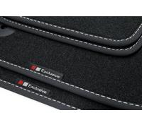 Set 4 Alfombras De Velour Premium A Medida Para Opel Astra J 2009-2016 Negro