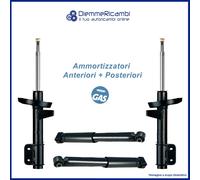 Set 2 Amortiguadores Delanteros para Citroen C8 02- >