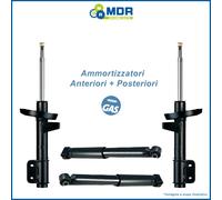 Set 4 Amortiguadores Delanteros + Traseros Para Opel Agila A - 2000 - >2007