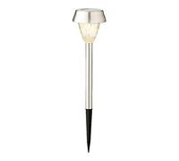 SET 4 BALIZAS INOX LUZ CALIDA 24X8CM LUMINEO