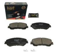 Set 4 Pastillas Freno HART Premium Delanteros para Nissan Qashqai II (J11, J11)