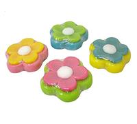 SET 4 Pastillas Jabón 100 GRAMOS Flor Forma Margarita Variado