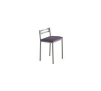 Set 4 taburetes de cocina polipiel moli - morado