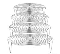Set 4 Tamaños Vaporera para acero 16-28cm Apilable Set 4 Tamaños | para acero inoxidable para premium, antióxido, , seguro para alimentos, uso diario intensivo