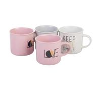 Set 4 tazas de desayuno 370cc
