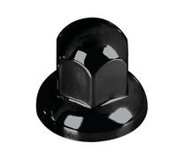 Set 40 Tapacubos Camión 32MM Negro Cobertura Dado Ruedas Cabeza Redonda Acero