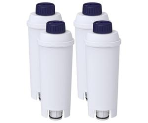Set 4x Premium Filtro de Agua Compatible con Krups Espresso Evidence EA893C40/70A Cafetera Automática, Máquina de Espresson | 4 Piezas, Filtros, Repuestos, Accesorios