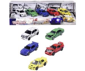Set 5 Coches Miniatura Majorette Japan Series 1/64 Metal