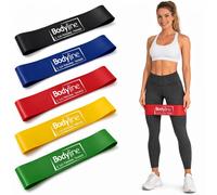 Set 5 Elásticos De Fitness En Rejilla Con 5 Niveles De Resistencia Bodyline