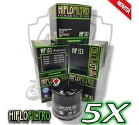 Set 5 Filtros Filtro de Aceite Hiflo HF153 Ducati 800 Scrambler Cafe Racer 2018