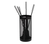 Set 5 herramientas de metal para la chimenea de metal negras