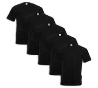 Set 5 Piezas Camiseta Fruit of the Loom 100% TG Algodón - Varios Colores