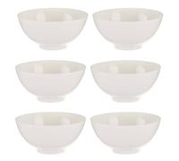 Set 6 cuencos porcelana blanca aperitivo colección VESSIA