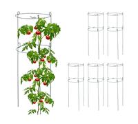 Set 6 jaulas tomate Tutores enredaderas Soporte plantas Guía plantas trepadoras