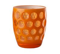 Set 6 Mario Luca Giusti Lente Vaso bajo Naranja Fluo