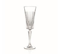 Set 6 Cálices Flute Spumante Timeless 21 ristallo Eco RCR Cristalleria