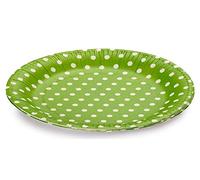 Set 6 platos cartón lunares 23cm