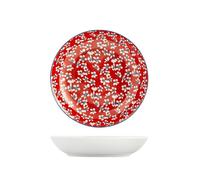 Set 6 Platos Fondos H&h Bunte New Porcelana Surtidos CM 21