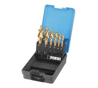 Set 6 pz Avellanadorde vastago cilindrico preagujeros roscados M3-10 Fervi L018S