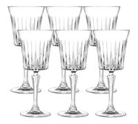 Set 6 Uds. Cálices Vasos Flute Grandi Vidrio Mesa Bebida Timeless 3 Dof 230 ML