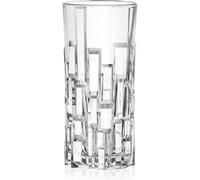Set 6 Vasos Largos De Cristal Long Drink RCR Etna 34 Cl