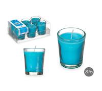 Set 6 Velas Aromáticas en Vaso de Vidrio | Perfumadas para Casa