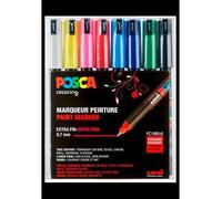 SET 8 MARCADORES 0,7MM POSCA PC-1MR