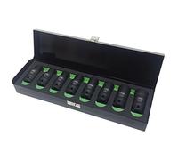 SET 8 VASOS IMPACTO HEX. CON DOBLE POSICION (FIJO/ARTICULADO)