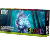 Set 8X Pinturas Fluor GREEN STUFF WORLD