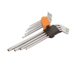 Set 9PZ Catlak Torx Con Agujero Extra Largas