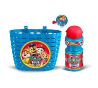 Set Accesorios Bicicleta Infantil Paw Patrol Cesta Botella Timbre Montaje Universal