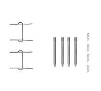 Set Accesorios Discos Frenos de Llanta 10 Piezas HELLA para U. A. Peugeot 406