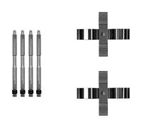 Set Accesorios Discos Frenos de Llanta 6 Piezas HELLA para entre Otros BMW 4er