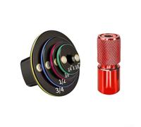 Set Adaptador UK a EU, G a E/F, Viaje Seguro Set Adaptador UK(Red) | Para viajes a para europa, convierte UK, seguro para niños, para acero , 250V 10A
