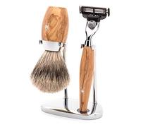 Set Afeitado Mühle Brocha Afeitar Fine Badger, Maquinilla Mach3® & Stand Serie Kosmo
