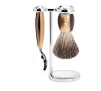 Set Afeitado Mühle Brocha Afeitar & Maquinilla Gillette® Mach3 Serie Vivo