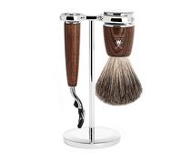 MÜHLE RYTMO Juego de afeitado con maquinilla de 3 hojas (3 piezas)