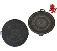 Set ahorro 2 Filtro de carbono activo filtro Filtro de carbón para Campana extractora campana extractora Bomann DU615 , DU617 , DU617G