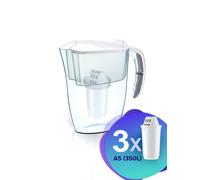 SET AQUAPHOR Filtro De Agua Smile Blanco Incl. 3 Cartuchos De Filtro A5