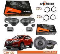 Set Arcas Altavoces Delanteros + Traseros Hertz Ck 165 + CX165 para Nissan