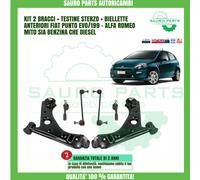 Set Armas Oscilantes Con Varillas Y Cabezas Fiat Punto / Evo / Alfa Mito 6