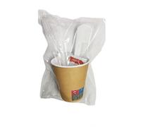 Set Aseo baño Hotel Amenities de Bienvenida Hosteleria | Incluye tubo de gel de 10 ml, Champú 10 ml, pastilla de jabón de 15g, peine y set dental con pasta de dientes