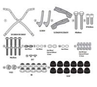 Set Ataque GIVI SR1200 para Bauletto Monokey/Monolock, Honda CB 750 Hornet