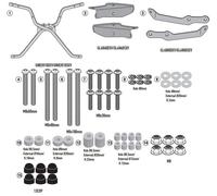 Set Ataque Trasero, GIVI SR6118 para Bauletto Monokey/Monolock, Kymco CV3 550