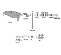 Set Ataque Trasero GIVI sr7066 para Bauletto Monolock Sym Jet X 125 (De 2021